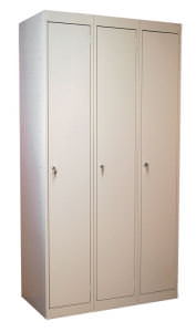 Металлический шкаф для одежды ШРС-13(400)